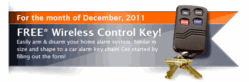 Your Alarm Now Offering Free Wireless Control Key With its Home Security Systems for the Month of December